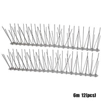 Load image into Gallery viewer, Stainless Steel Anti Bird Spikes Extra Wide Home Bird Blinder Outdoor for Get Rid of Pigeons & Scare Birds Pest Control Repeller