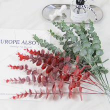 Load image into Gallery viewer, 1 Piece Simulation Eucalipto Single Artificial Eucalyptus Leaf Artificial Plants For Wedding Shooting Prop Home Decoration
