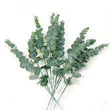 Load image into Gallery viewer, 1 Piece Simulation Eucalipto Single Artificial Eucalyptus Leaf Artificial Plants For Wedding Shooting Prop Home Decoration

