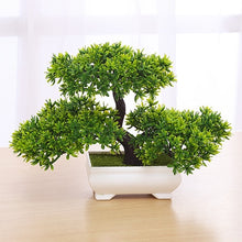 Load image into Gallery viewer, Bonsai Artificial Plant with Plastic Pots Simulation Plant Set Decoration Home Table Accessories Office Hotel Living Room Decor
