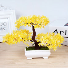 Load image into Gallery viewer, Bonsai Artificial Plant with Plastic Pots Simulation Plant Set Decoration Home Table Accessories Office Hotel Living Room Decor
