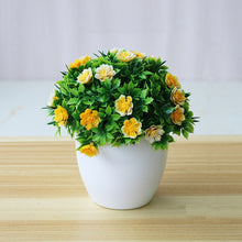 Load image into Gallery viewer, Artificial Flower Potted Desktop Fake Plants Bonsai Plastic Fake Flower Potted Plant Home Garden Deocration Supplies AEL005
