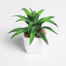 Load image into Gallery viewer, Erxiaobao Lovely Artificial Plants with Pot Simulation Succulents Mini Bonsai Potted Placed Green Fake Plants Table Decoration
