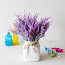 Load image into Gallery viewer, 1 bundle Romantic Provence avender wedding decorative flower vase for home decor artificial flowers grain decorative fake plants
