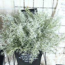 Load image into Gallery viewer, Latex plant leaf Artificial plant beisi grass pine needle grass eucalyptus fake flower green wall home decor wedding Chriatmas
