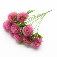 Load image into Gallery viewer, 1 bunch Artificial plants Dandelion bouquet vases for home decor wedding decorative fake flowers needlework ornamental flowerpot
