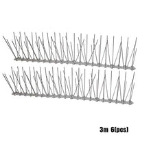 Load image into Gallery viewer, Stainless Steel Anti Bird Spikes Extra Wide Home Bird Blinder Outdoor for Get Rid of Pigeons &amp; Scare Birds Pest Control Repeller
